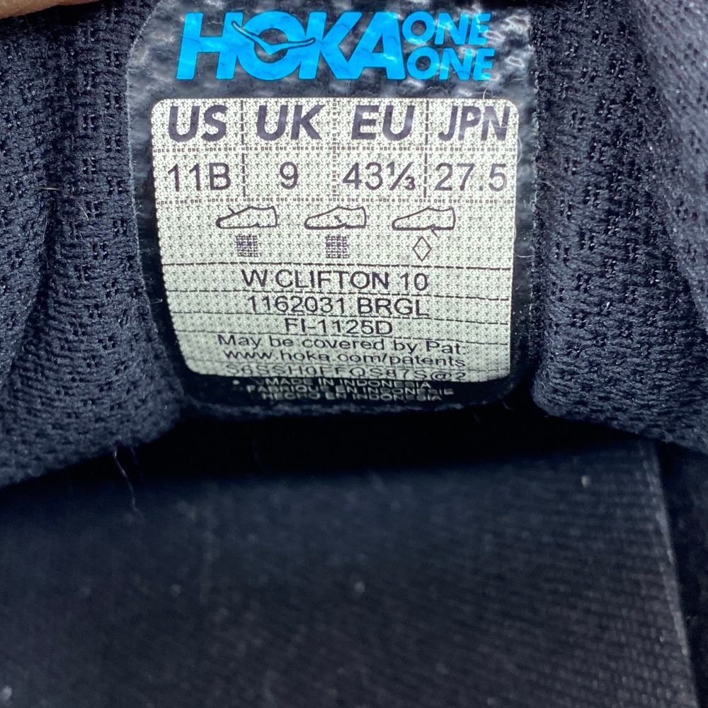 Hoka Women's Sneakers Black with Rose Gold Logo - Picture 3 of 13